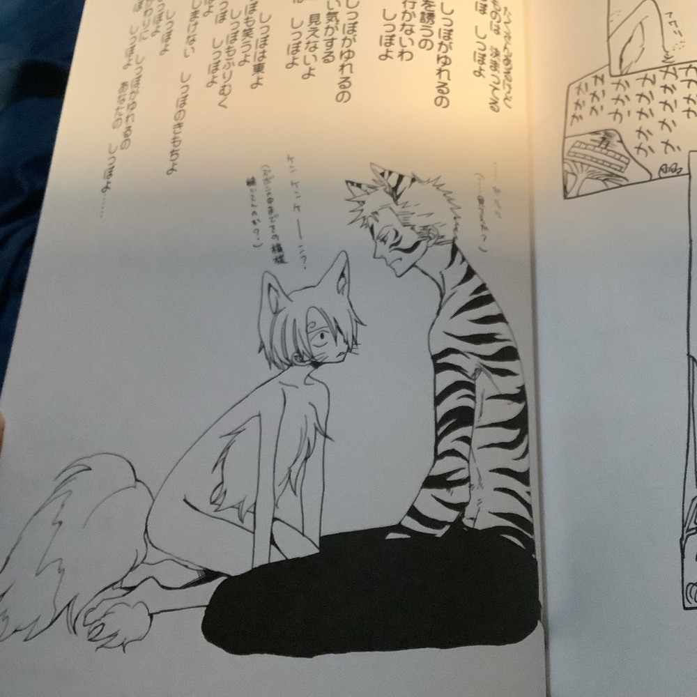 Zoro Sanji One Piece manga Doujinshi しっぽのきもち vols 1&2 by S木チズル (Musouzin ムソウジン) - Picture 7 of 9